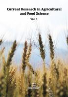 Cover for Current Research in Agricultural and Food Science Vol. 1